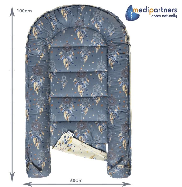 Medi Partners, Łapacze Snów, gniazdo niemowlęce, kokon solo, szary