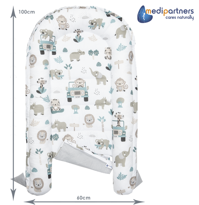 Medi Partners, Zoo, gniazdo niemowlęce, kokon solo, beżowy