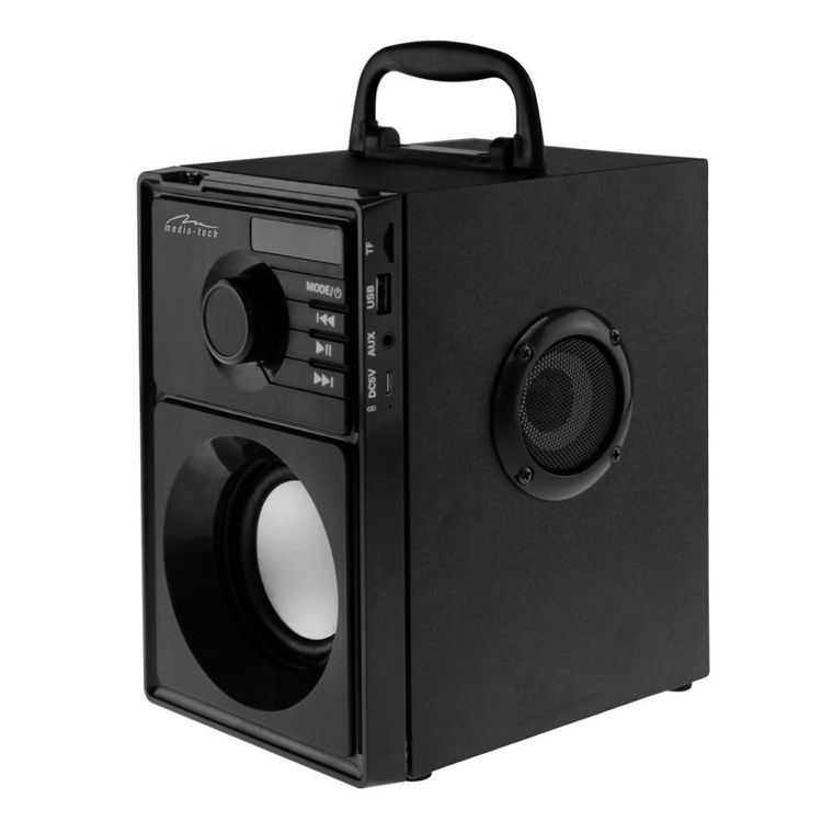 Media-tech Głośnik Bluetooth Boombox Silver 15w Rms Mt3179
