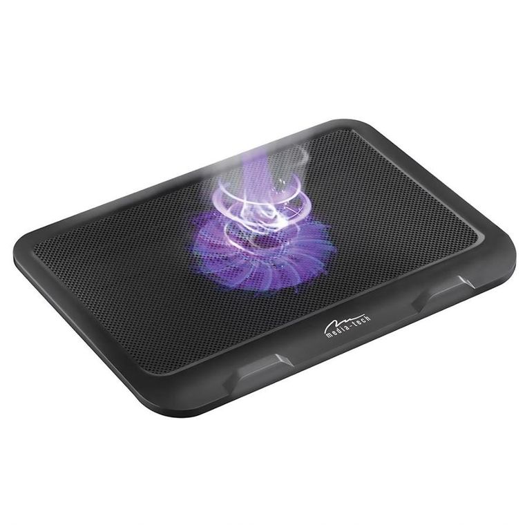 Media-Tech, podkładka chłodząca do laptopa, czarna