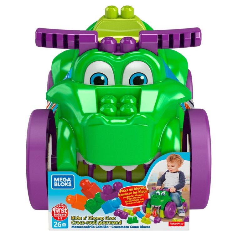 Mega Bloks, Krokodyl, jeździk z klockami