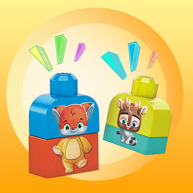 MEGA Bloks, Leśne zwierzątka, ekoklocki, zestaw dla malucha