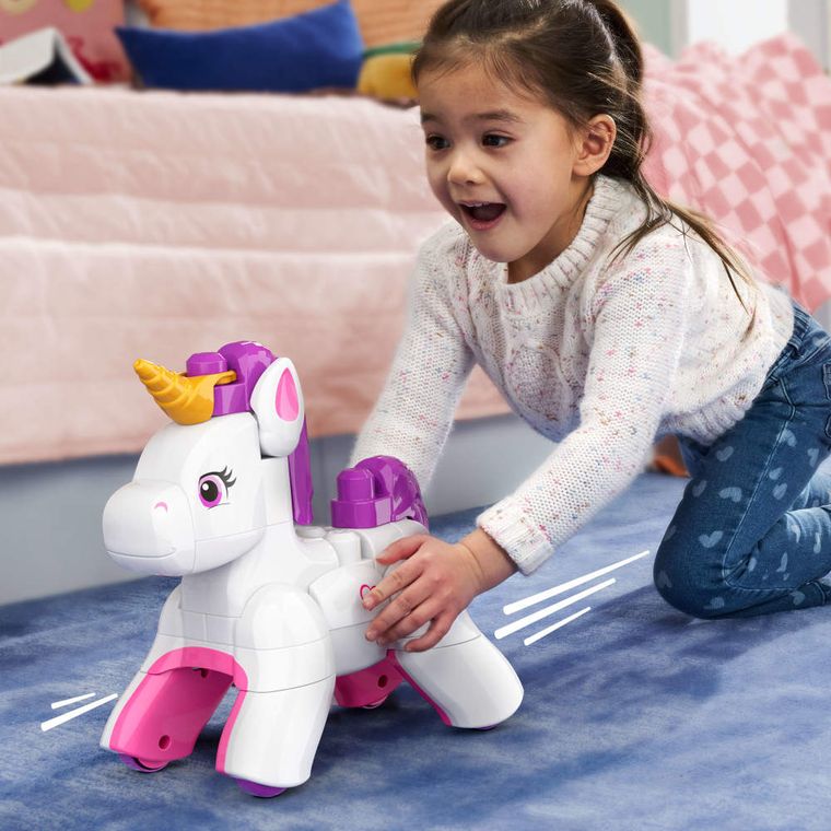 MEGA Bloks, Magiczny jednorożec do zbudowania, klocki, 26 elementów