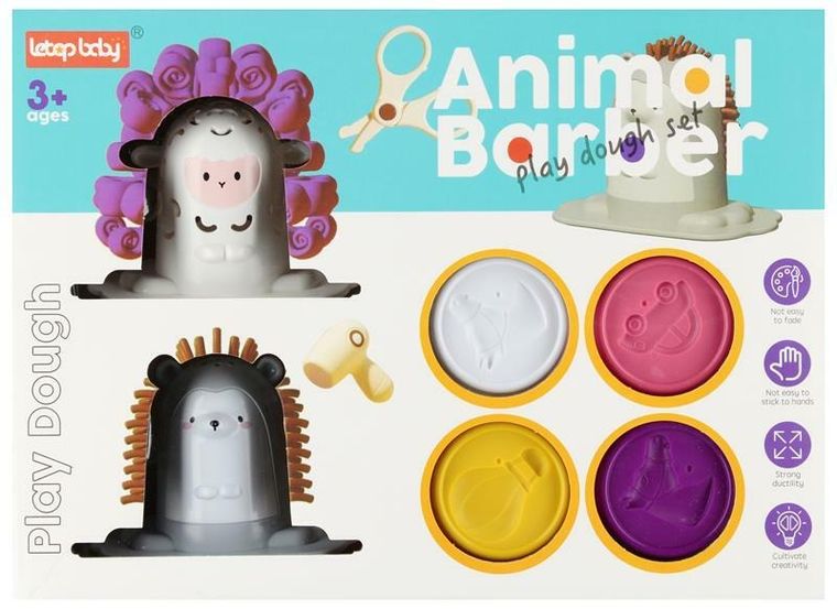 Mega Creative, fryzjer, masa plastyczna z akcesoriami