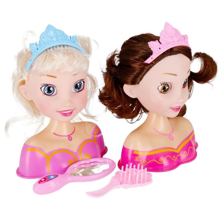 Mega Creative, głowa do stylizacji z akcesoriami