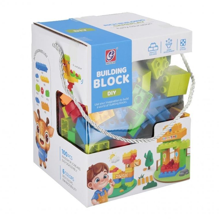 Mega Creative, klocki konstrukcyjne, 100 elementów