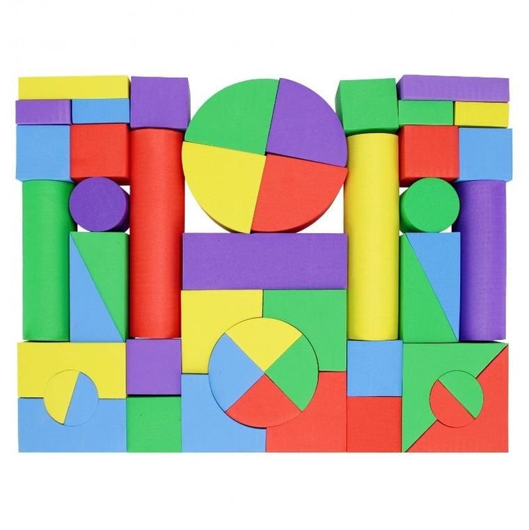 Mega Creative, klocki piankowe, 47 elementów