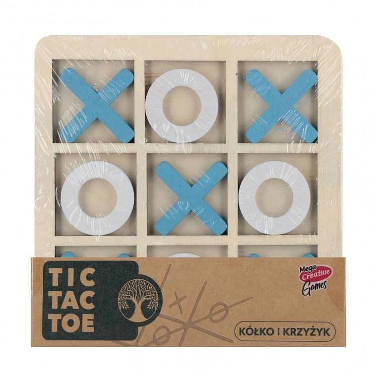 Mega Creative, Kółko i Krzyżyk, drewniana łamigłówka