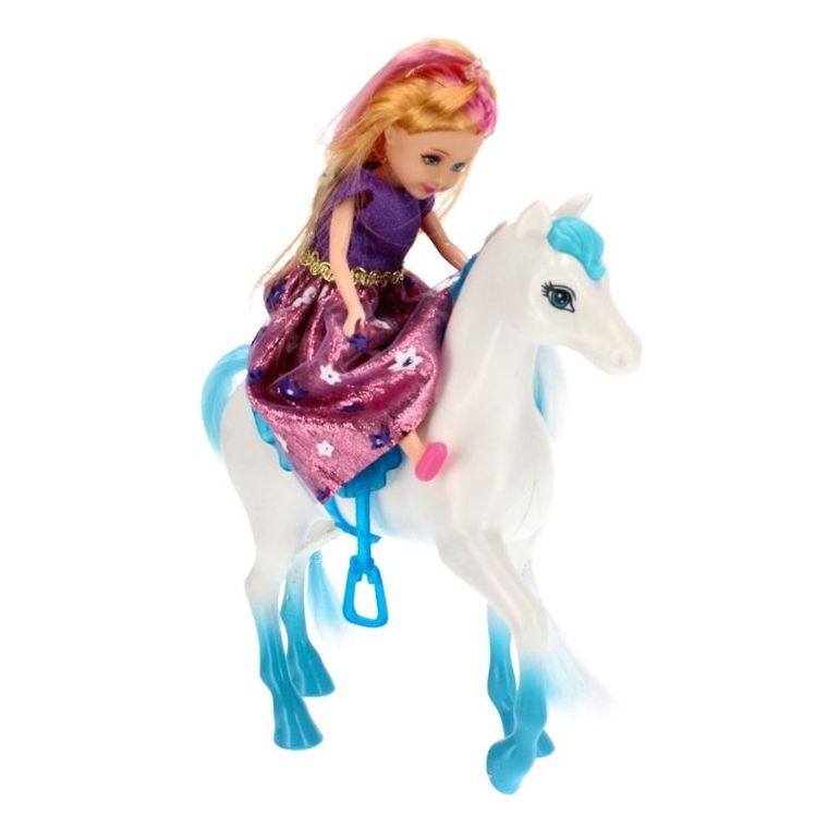 Mega Creative, Konik z lalką, 15 cm