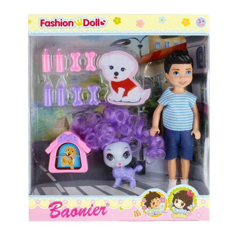 Mega Creative, lalka z akcesoriami, 15 cm