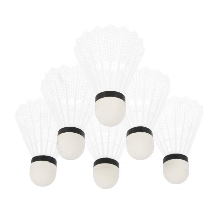 Mega Creative, lotki do badmintona, białe, 6 sztuk