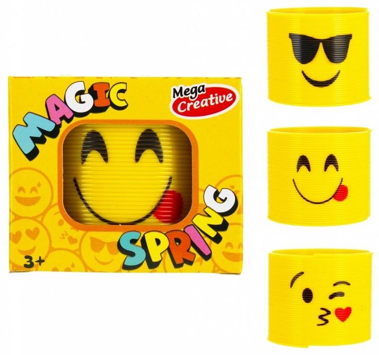Mega Creative, magiczna sprężyna, buźki