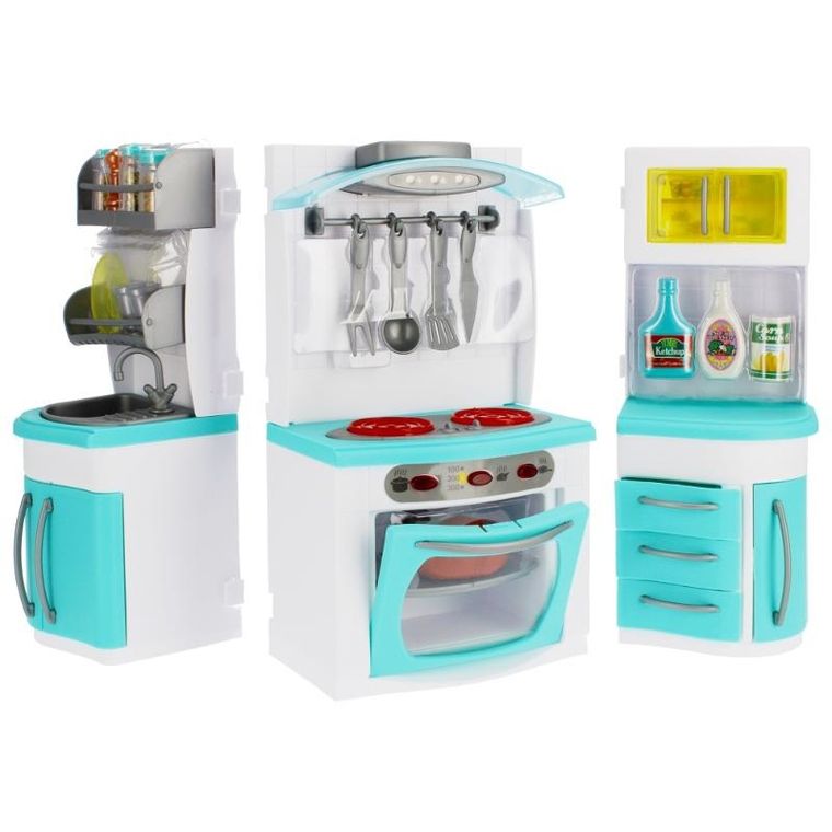 Mega Creative, meble dla lalek, kuchnia z akcesoriami