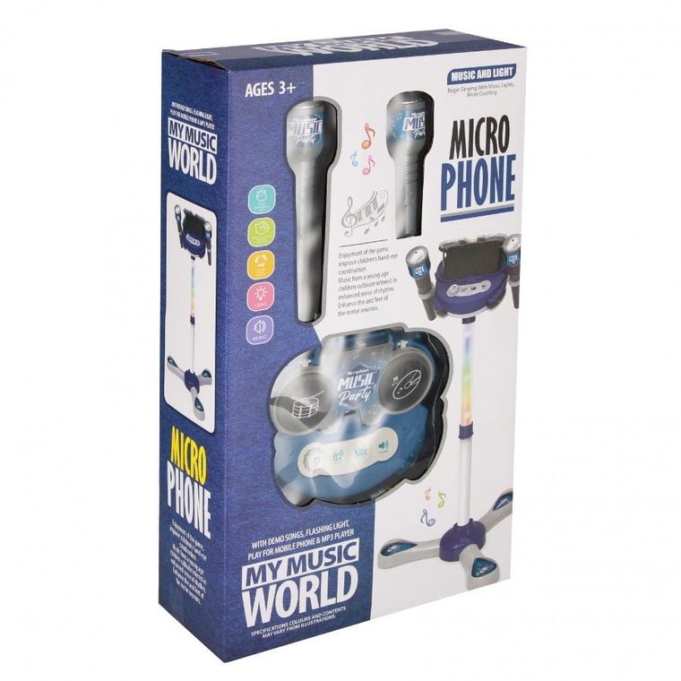 Mega Creative, mikrofon stojący z akcesoriami