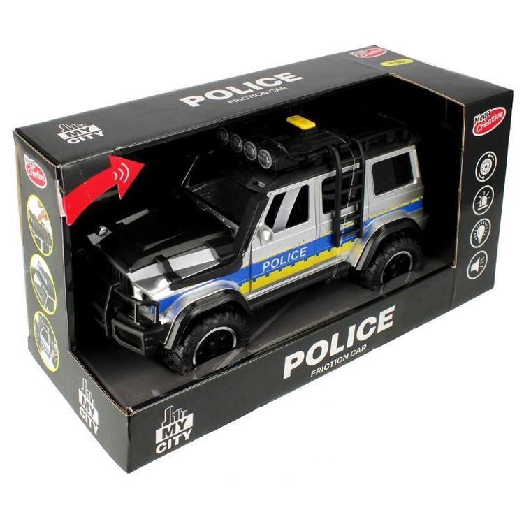 Mega Creative, policja, pojazd terenowy, 25 cm