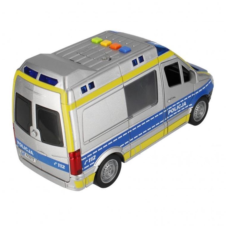 Mega Creative, policja, pojazd ze światłem i dźwiękiem