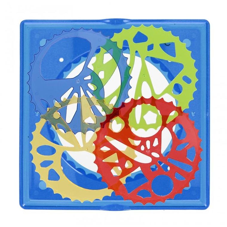 Mega Creative, szablon kreślarski, spirograf, 1 szt.