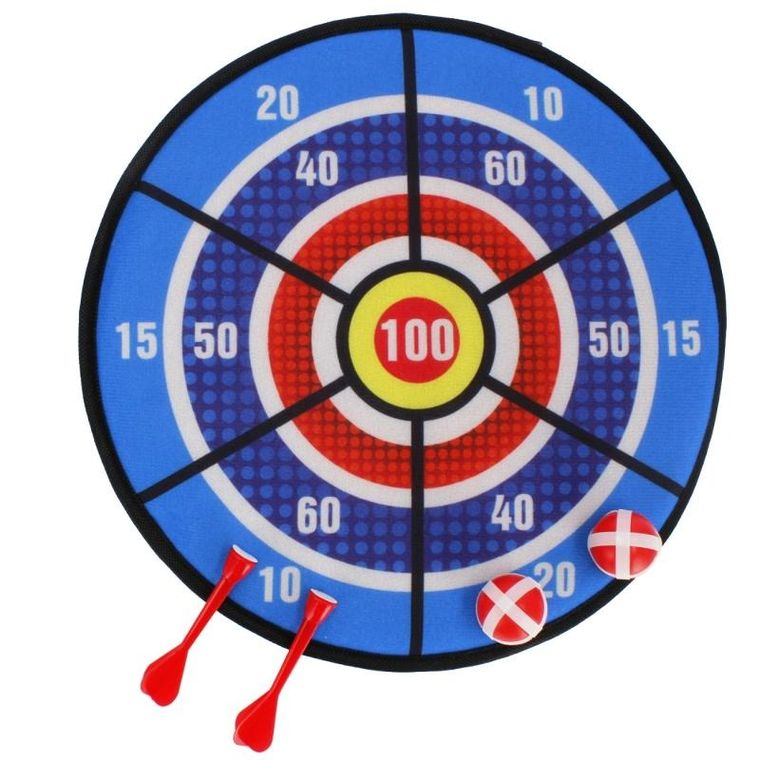 Mega Creative, tarcza z rzutkami i piłkami na rzep