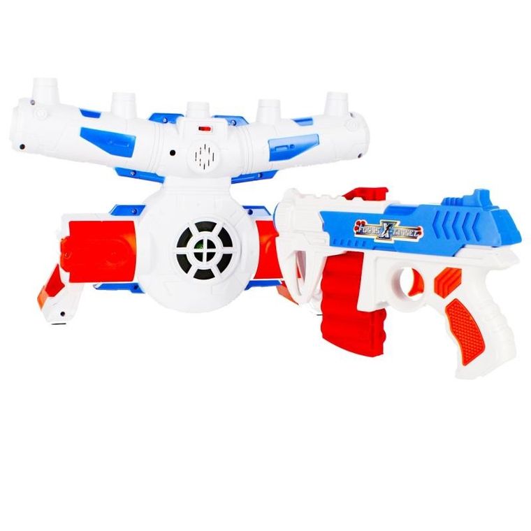 Mega Creative, wyrzutnia, zestaw ze strzałkami, elektroniczny, zestaw z akcesoriami