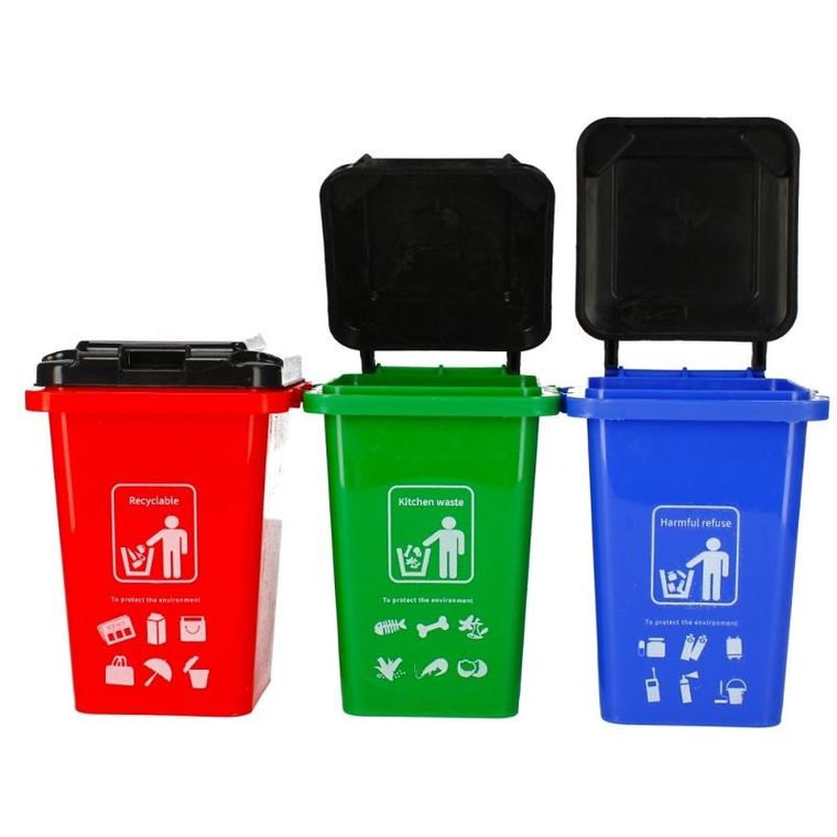 Mega Creative, zestaw do sprzątania, segregacja śmieci