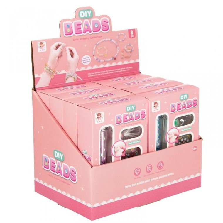 Mega Creative, zestaw koralików do nawlekania