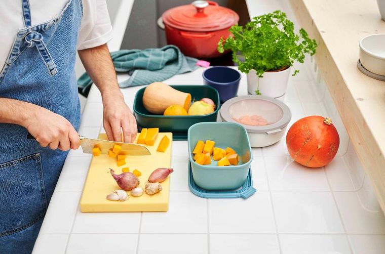 Mepal, Cirqula, miska, prostokątna, Nordic White, 1500 ml