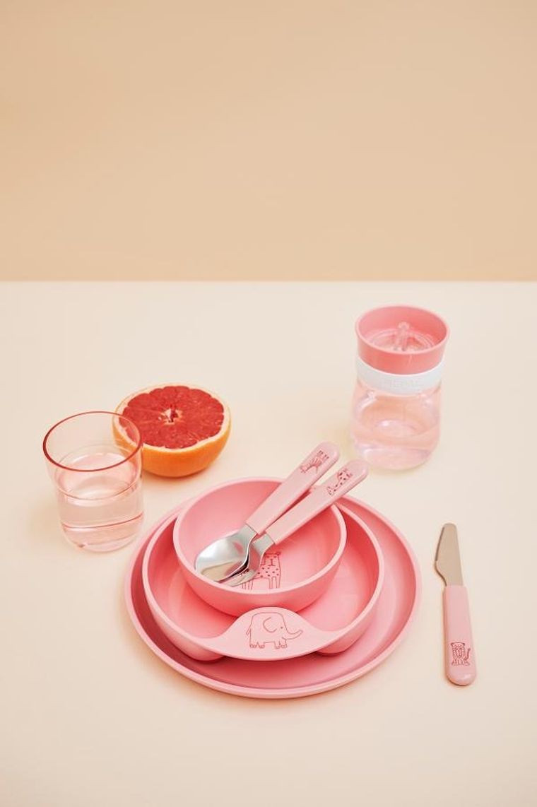 Mepal, Mio, Deep Pink, talerzyk dziecięcy