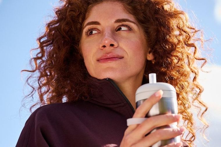 Mepal, Twist Active, butelka sportowa termiczna, Moss Green, 600 ml