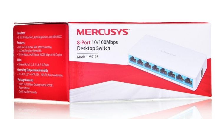 Mercusys, MS108, switch