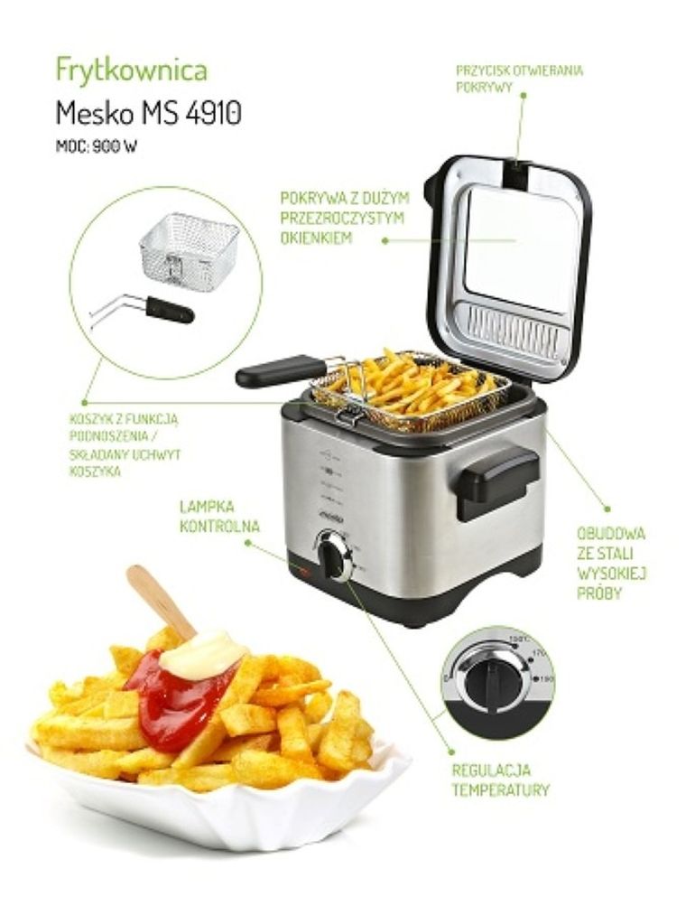 Mesko, frytkownica MS 4910, 900W