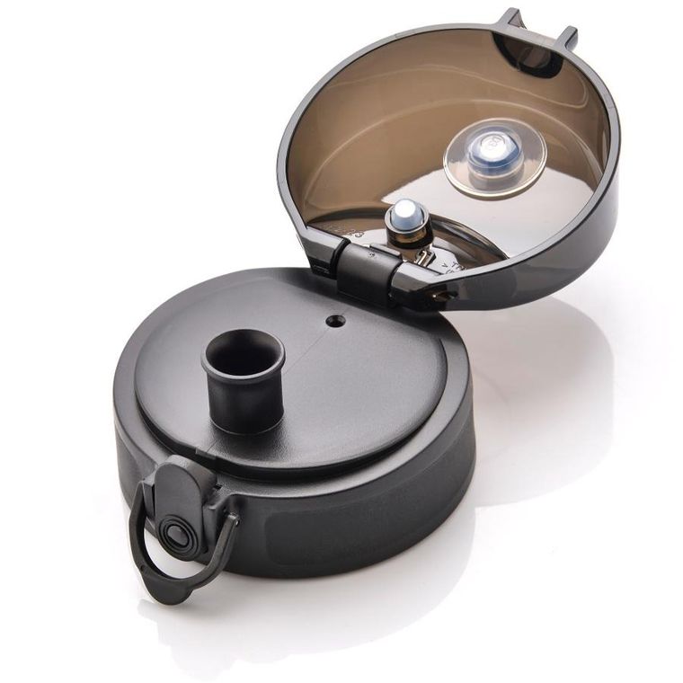 Meteor, bidon sportowy, czarno-zielony, 1000 ml