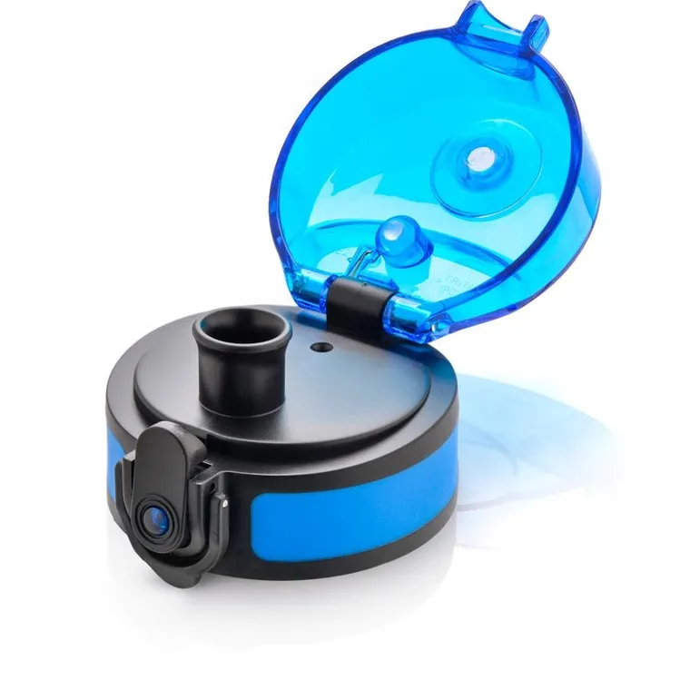 Meteor, bidon sportowy, niebiesko-żółty, 500 ml