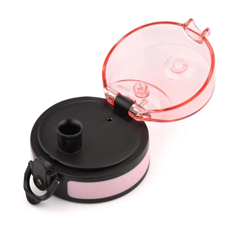 Meteor, bidon sportowy, różowy/niebieski, 800 ml