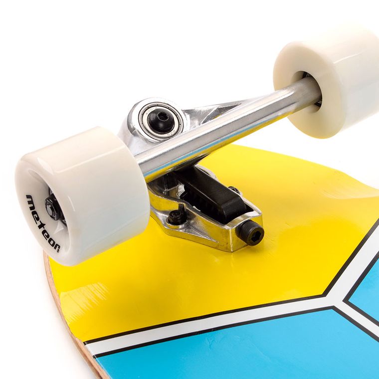 Meteor, Cruiser, deskorolka, niebiesko-żółta