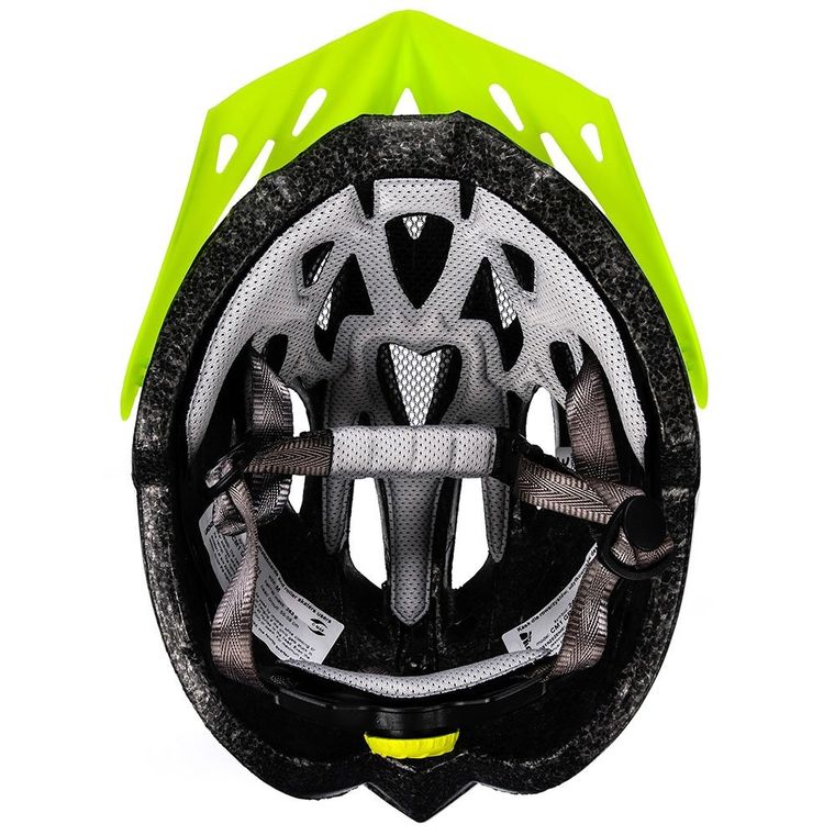 Meteor, Gruver, kask rowerowy, rozmiar M, 55-58 cm, biało-zielony