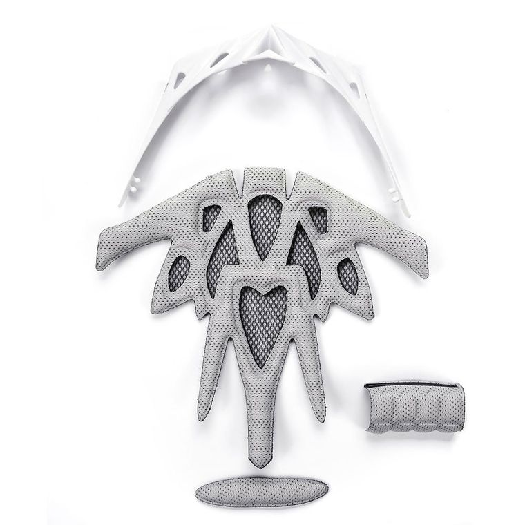 Meteor, Gruver, kask rowerowy, rozmiar M, 55-58 cm, niebiesko-biały