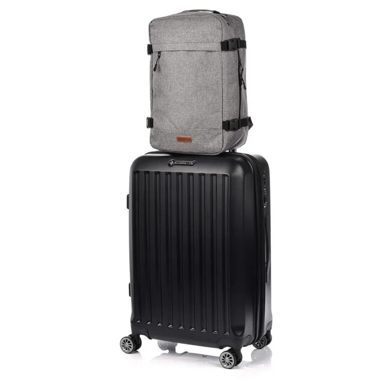 Meteor, Hermod, plecak podróżny, bagaż podręczny do samolotu, szary melanż, 20l