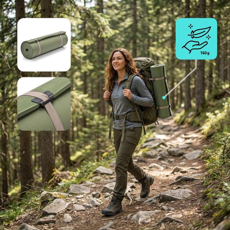 Meteor, karimata, EVA, khaki, 200-50-0,5 cm