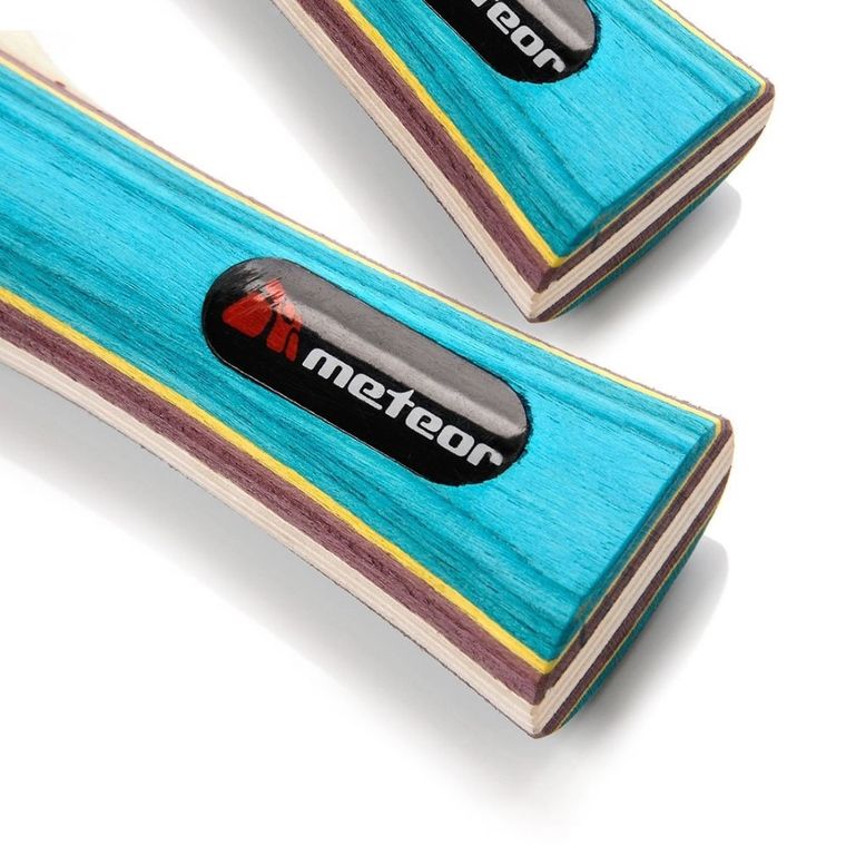 Meteor, Zephyr, zestaw do tenisa stołowego, 2 rakietki, 3 piłeczki