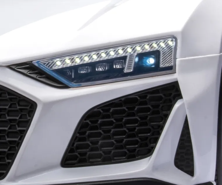 Milly Mally, Audi R8 Spyder, pojazd na akumulator, biały