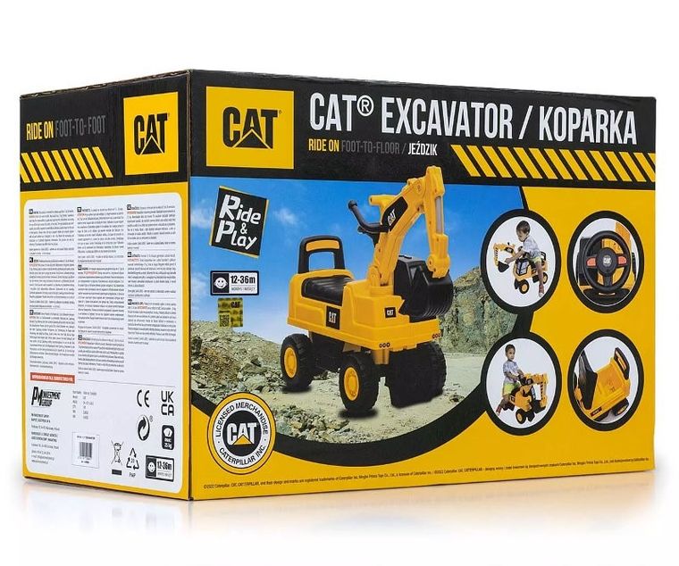 Milly Mally, CAT Excavator, koparka, jeździk