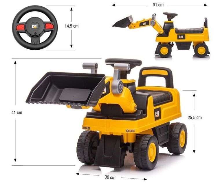 Milly Mally, CAT Loader, ładowarka, jeździk