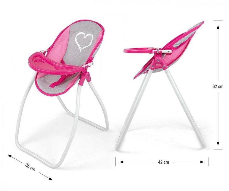 Milly Mally, Elsa, zestaw mebli turystycznych dla lalek, Prestige Pink