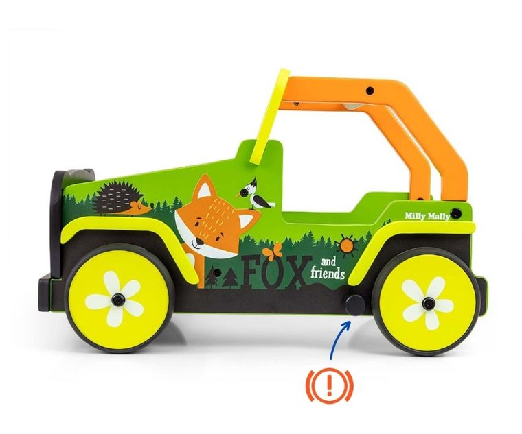 Milly Mally, Explorer, Fox and Friends, chodzik-pchacz