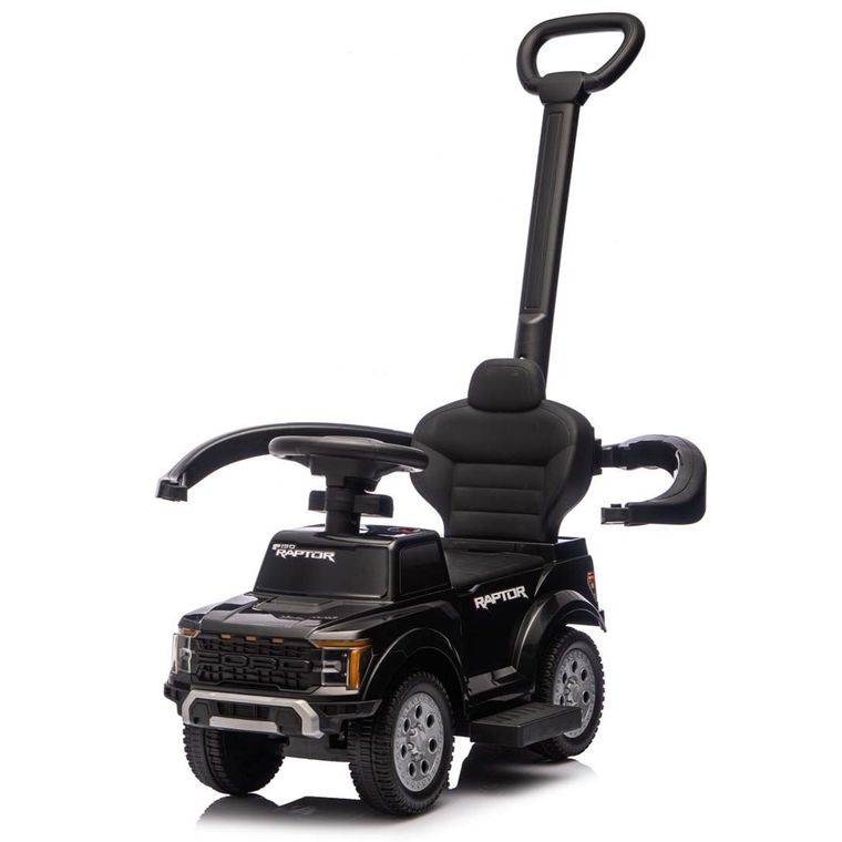 Milly Mally, Ford F-150, jeździk z rączką 3w1, czarny