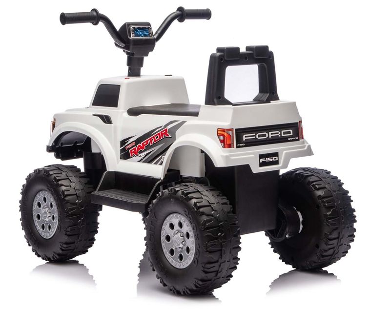 Milly Mally, Ford F-150 Raptor, pojazd na akumulator, biały