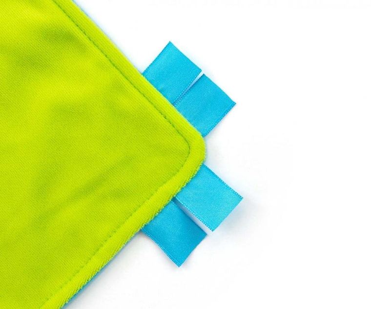 Milly Mally, kocyk pluszowy, zielony