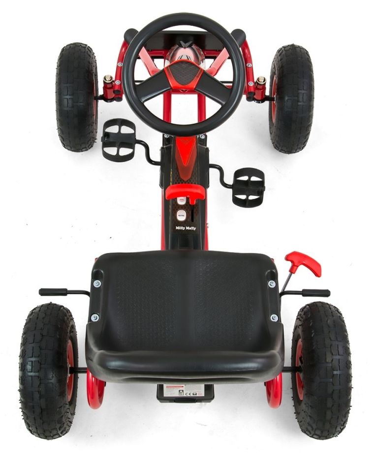 Milly Mally, Thor, gokart na pedały, różowy