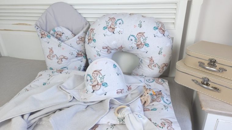 MimiNu, Karuzela, okrycie kąpielowe, termofrotte, beż, 100-100 cm