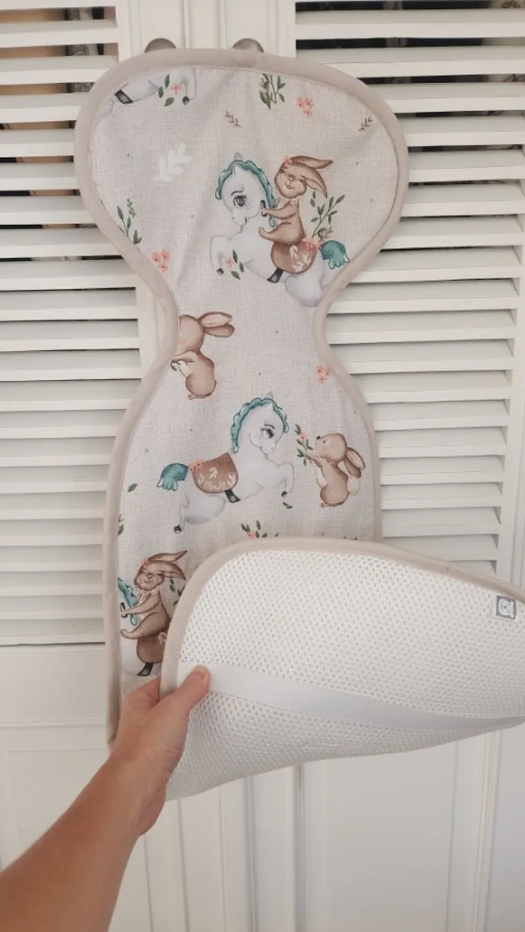 MimiNu, Karuzela, wkładka do wózka, oddychająca, siatka dystansowa 3D